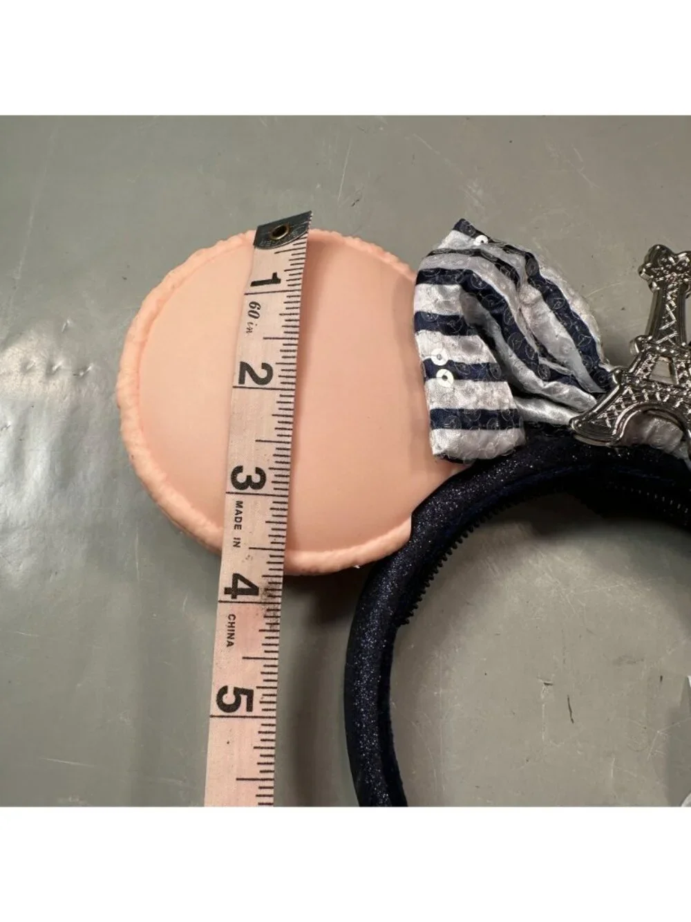 Disney Paris Epcot France Minnie Ears Macaron Headband Eiffel Tower Bon Appetit